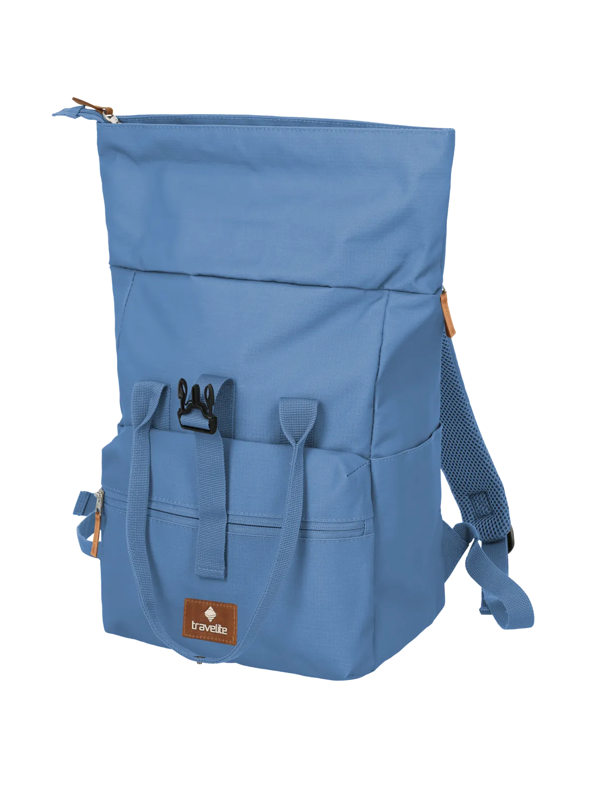 Rucsac Rollup travelite Basics,Short Handle albastru denim [3]