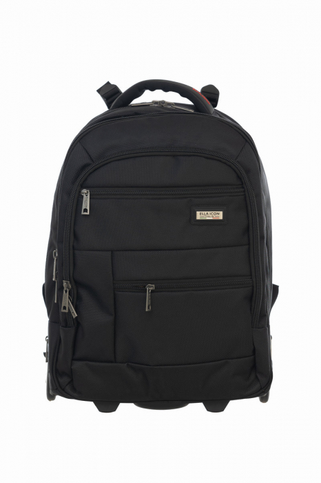 RUCSAC TIP TROLER ELLA ICON ATENA - NEGRU - 49X35X23 CM [2]