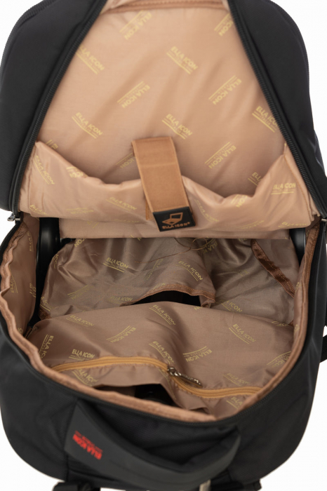 RUCSAC TIP TROLER ELLA ICON ATENA - NEGRU - 49X35X23 CM [8]