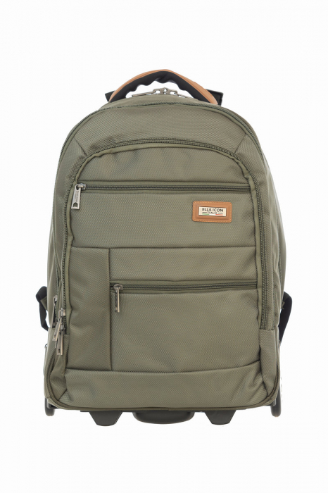 RUCSAC TIP TROLER ELLA ICON ATENA - VERDE - 49X35X23 CM [2]