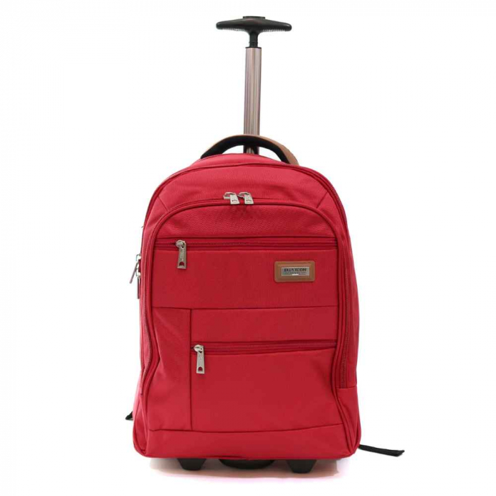 RUCSAC TIP TROLER ELLA ICON ATENA - VERDE - 49X35X23 CM - rosu [2]