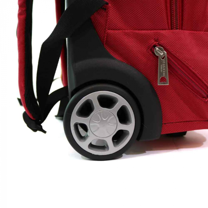 RUCSAC TIP TROLER ELLA ICON ATENA - VERDE - 49X35X23 CM - rosu [5]