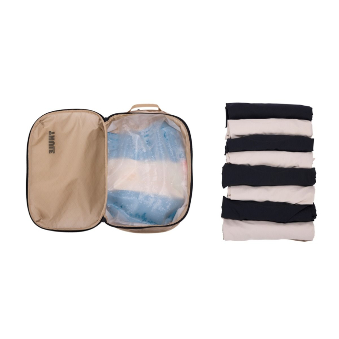 Saculet de depozitare cu 2 compartimente, Thule, mediu, bej [8]