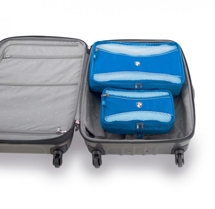 Set 3 Genti Organizatoare Heys Ecotax Packing Cube - albastru [3]
