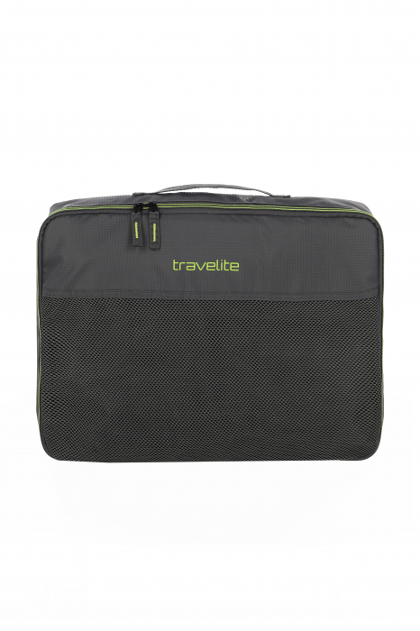 Set 3 packing cubes (organizatoare pentru bagaje), Travelite, L/M/S, Gri [2]