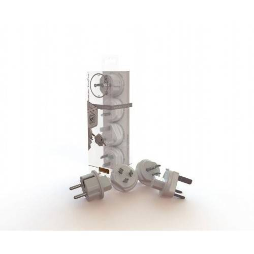 Set 4 adaptoare pentru P-CUBE-REV Allocacoc ADAPT-TRAVEL-03WE [3]
