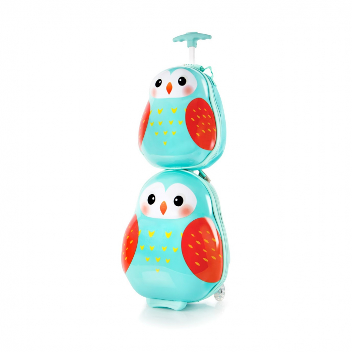 Set Heys Troler ABS si Ghiozdan Copii Travel Tots Owl [2]