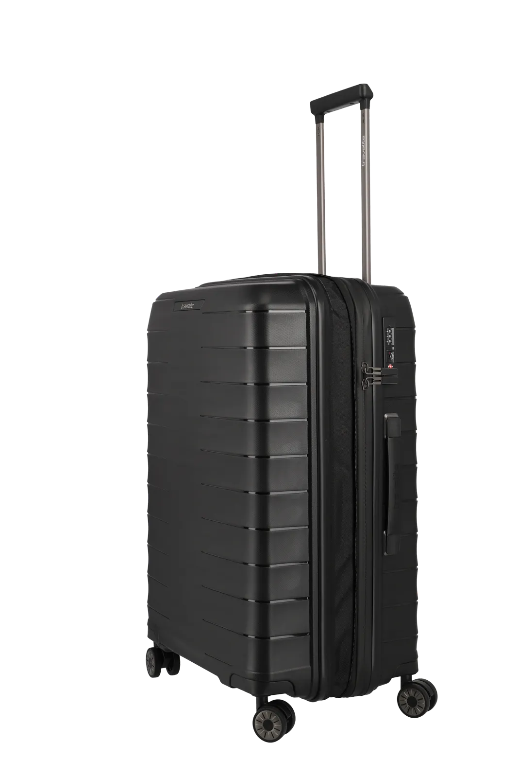 Set Troler de cala mediu(M) Travelite MOOBY,Negru + Rucsac travelite Basics,Negru [3]