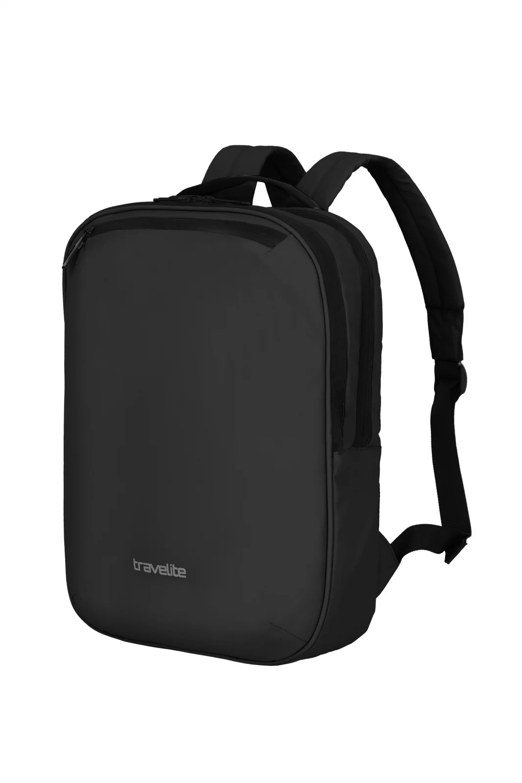 Set Troler de cala mediu(M) Travelite MOOBY,Negru + Rucsac travelite Basics,Negru [2]
