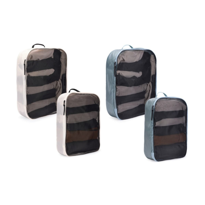 Set saculeti de depozitare Thule Family Packing Cube 2 mari + 2 medii, alb/albastru [4]