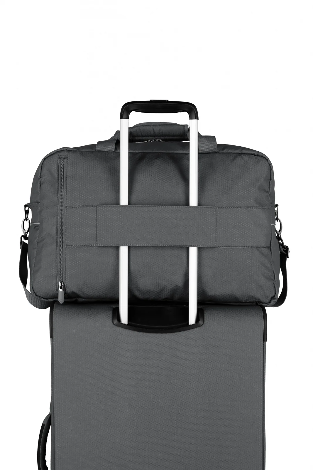 Set Troler de cala mare(L) travelite AIR BASE  77 CM + Geanta weekender/ rucsac Travelite Skaii [5]