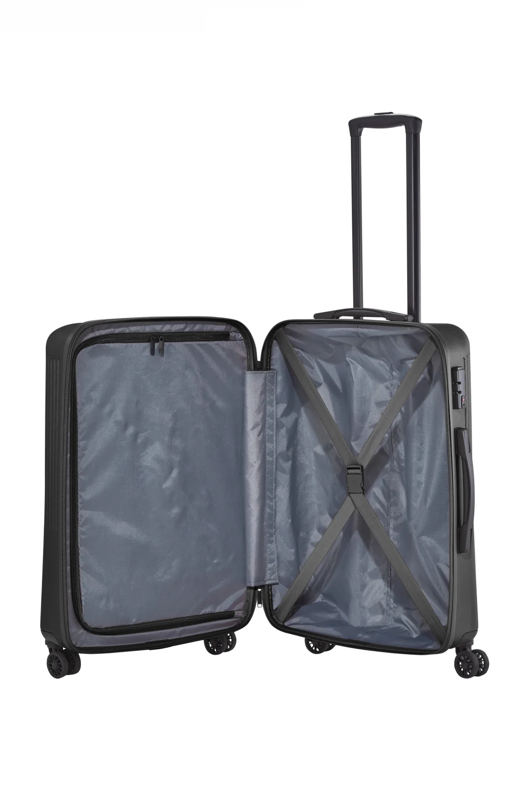 Set Troler de cala mediu (M) Travelite Bali,Gri + Rucsac Travelite Basics,Alb [4]