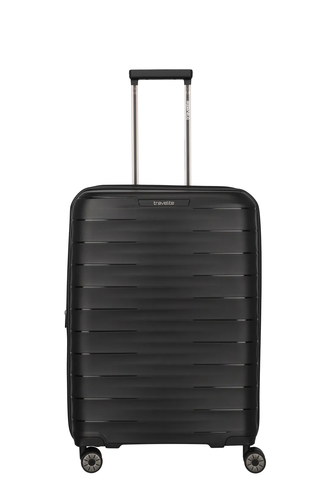 Set Troler de cala mediu(M) Travelite MOOBY,Negru + Rucsac travelite Basics,Negru [1]
