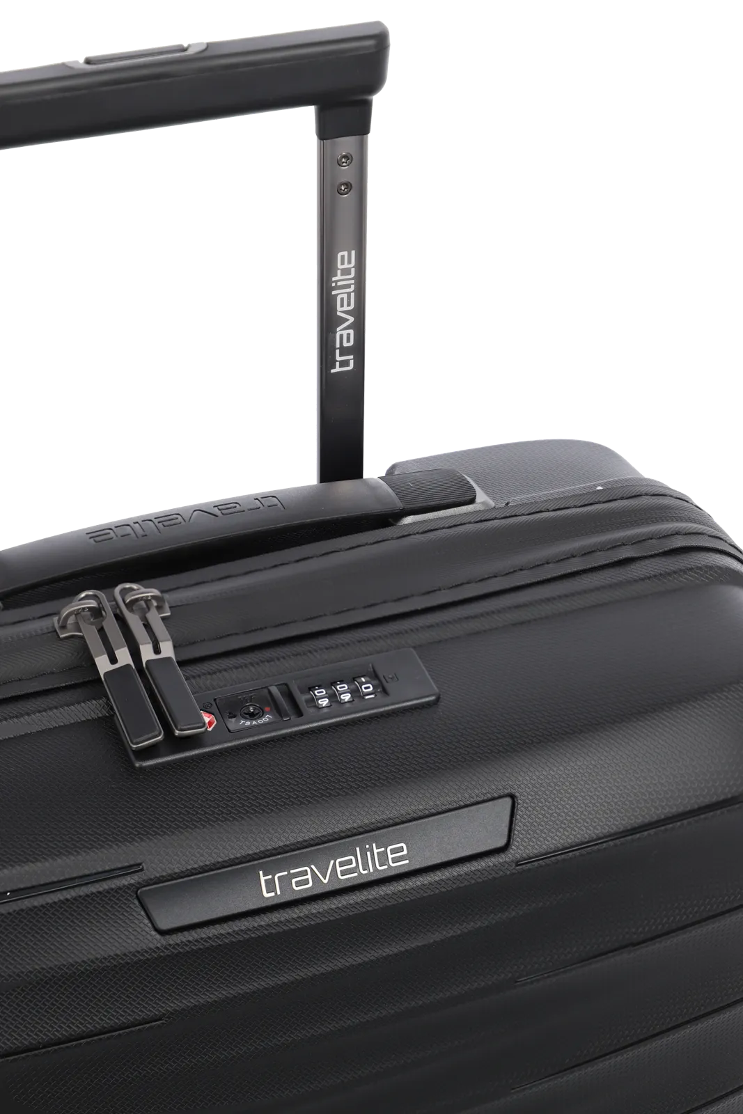 Set Troler de cala mediu(M) Travelite MOOBY,Negru + Rucsac travelite Basics,Negru [13]