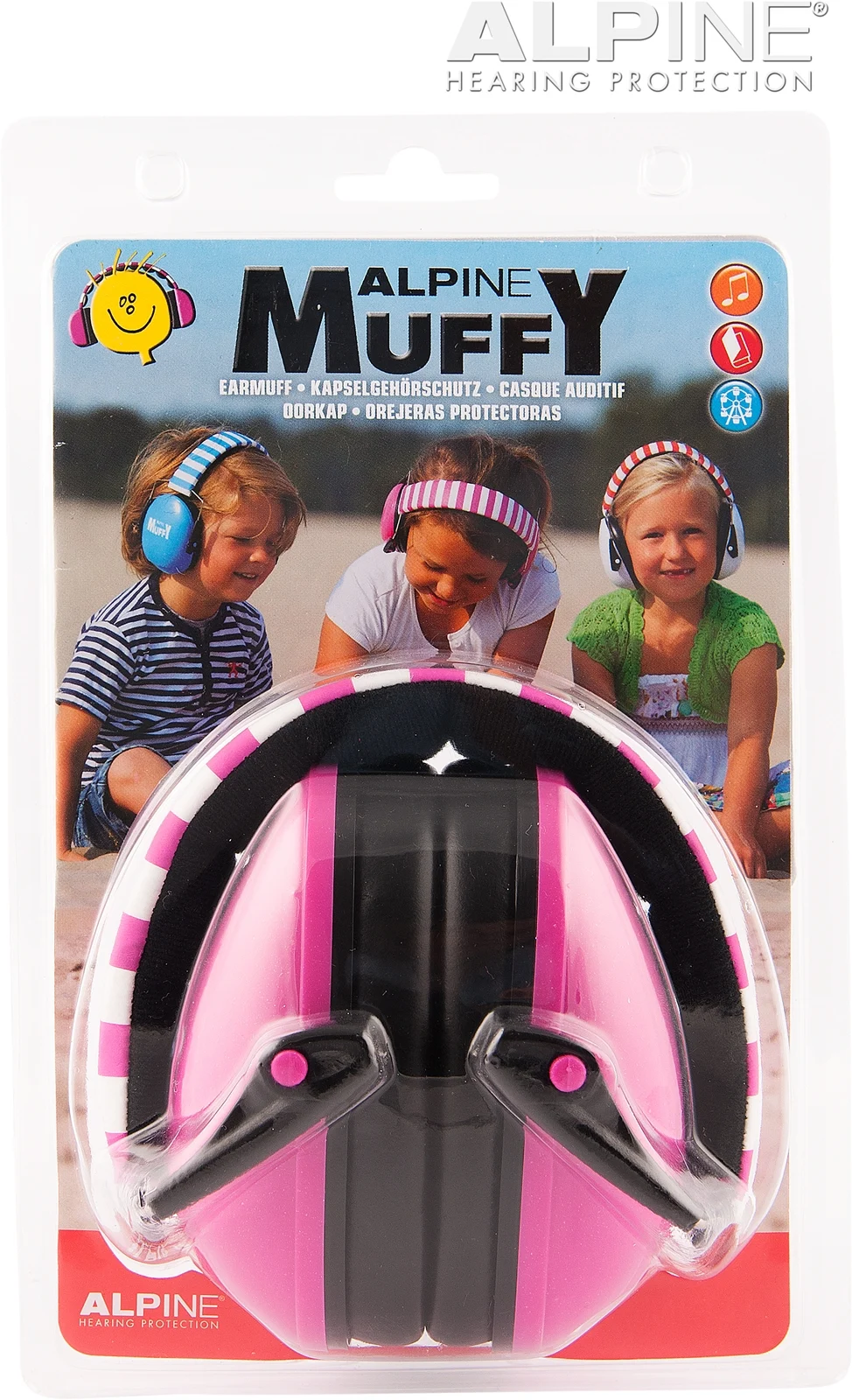 Set Troler pentru copii cu 4 roti Heys Fashion Unicorn + Casti antifonice pentru copii Muffy Roz [7]
