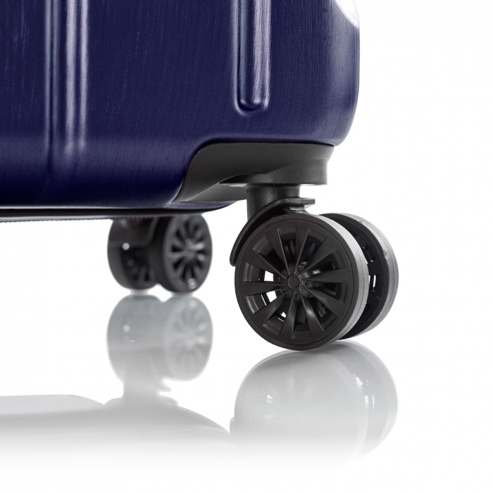 Troler HEYS Para-Lite - L extensibil - 4 roti duble, Albastru [5]