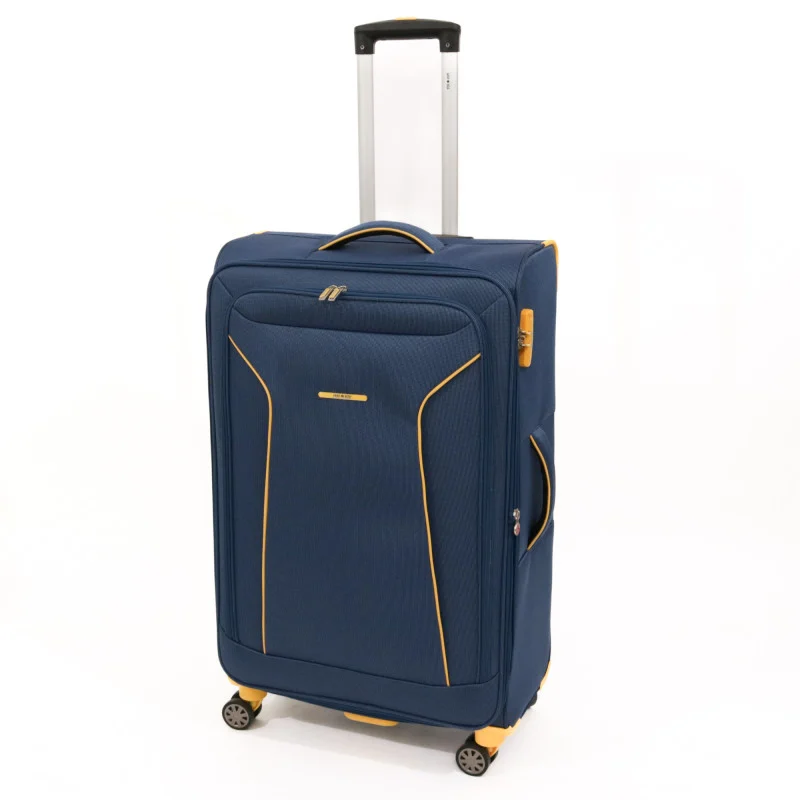 Set trolere Lamonza  Cruise,L expandabil 30% / M expandabil 30% / S , Bleumarin/Galben [7]