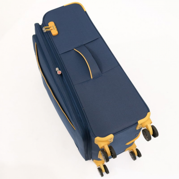 Set trolere Lamonza  Cruise,L expandabil 30% / M expandabil 30% / S , Bleumarin/Galben [8]