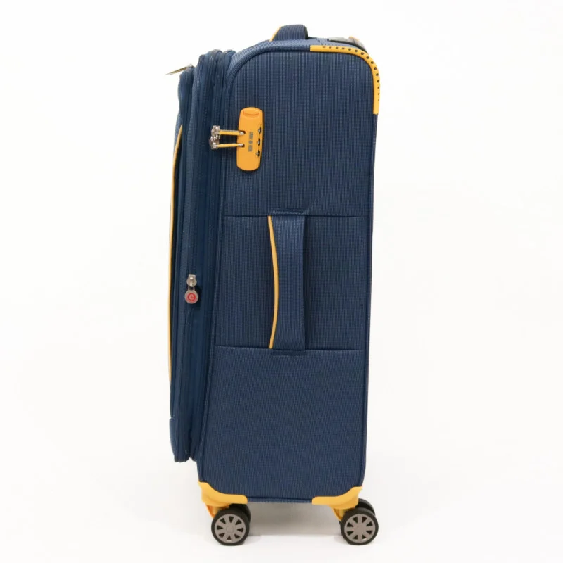 Set trolere Lamonza  Cruise,L expandabil 30% / M expandabil 30% / S , Bleumarin/Galben [12]