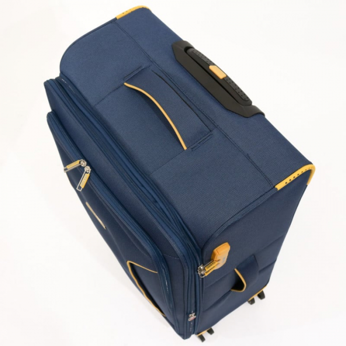 Set trolere Lamonza  Cruise,L expandabil 30% / M expandabil 30% / S , Bleumarin/Galben [5]
