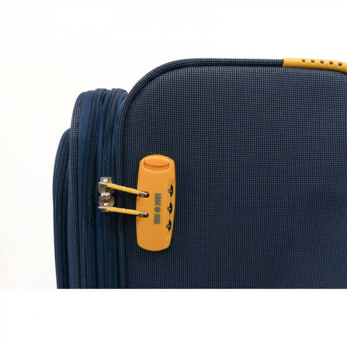 Set trolere Lamonza  Cruise,L expandabil 30% / M expandabil 30% / S , Bleumarin/Galben [3]