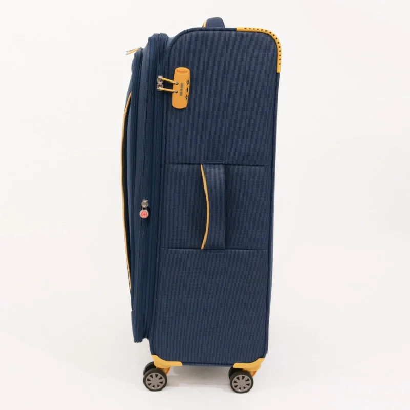 Set trolere Lamonza  Cruise,L expandabil 30% / M expandabil 30% / S , Bleumarin/Galben [10]