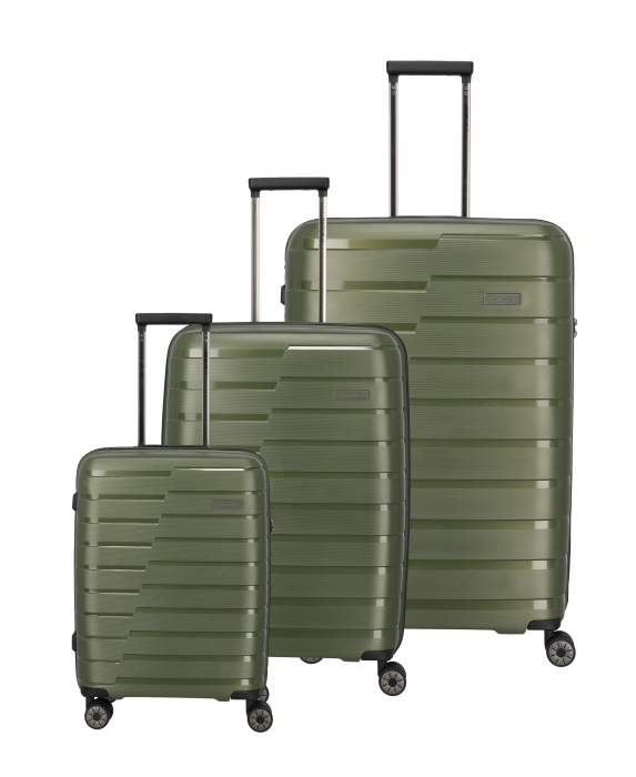 SET Trolere Travelite AIR BASE 4 roti duble S, M, L [1]