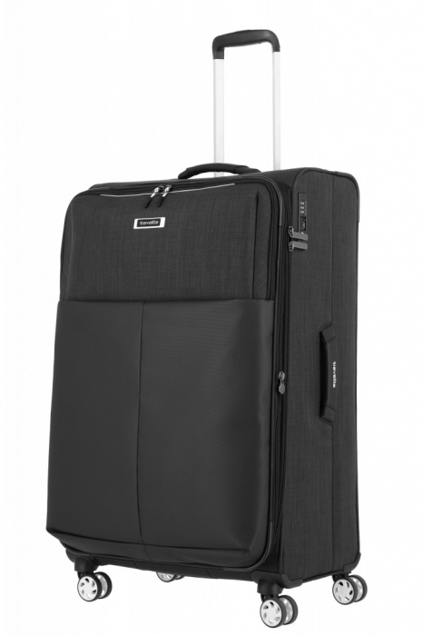 Troler de cala Travelite PROOF 4 roti  Mediu Extensibil Negru [2]
