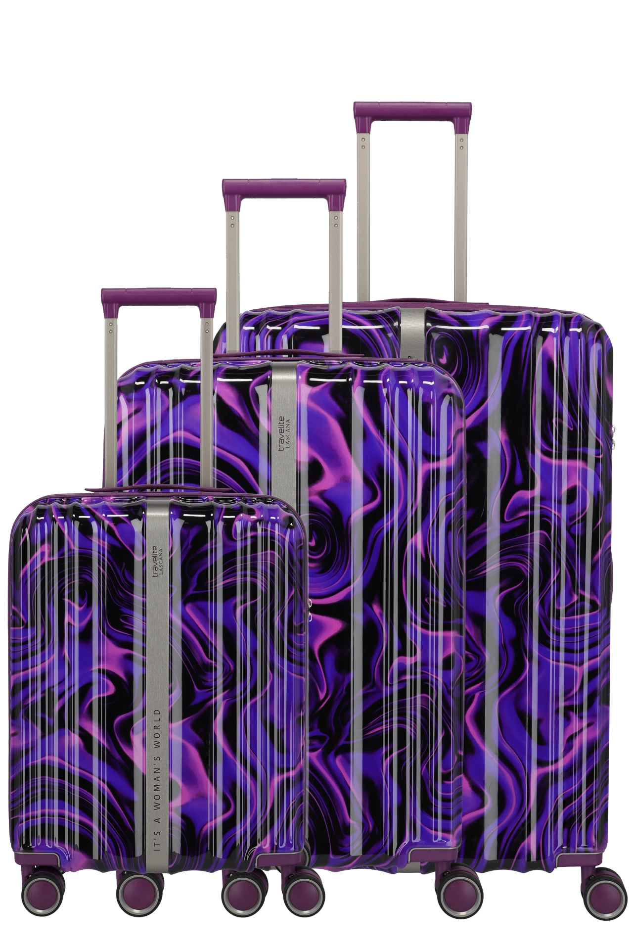 Set trolere Travelite Lascana Edition S,M,L Purple Swirl [1]