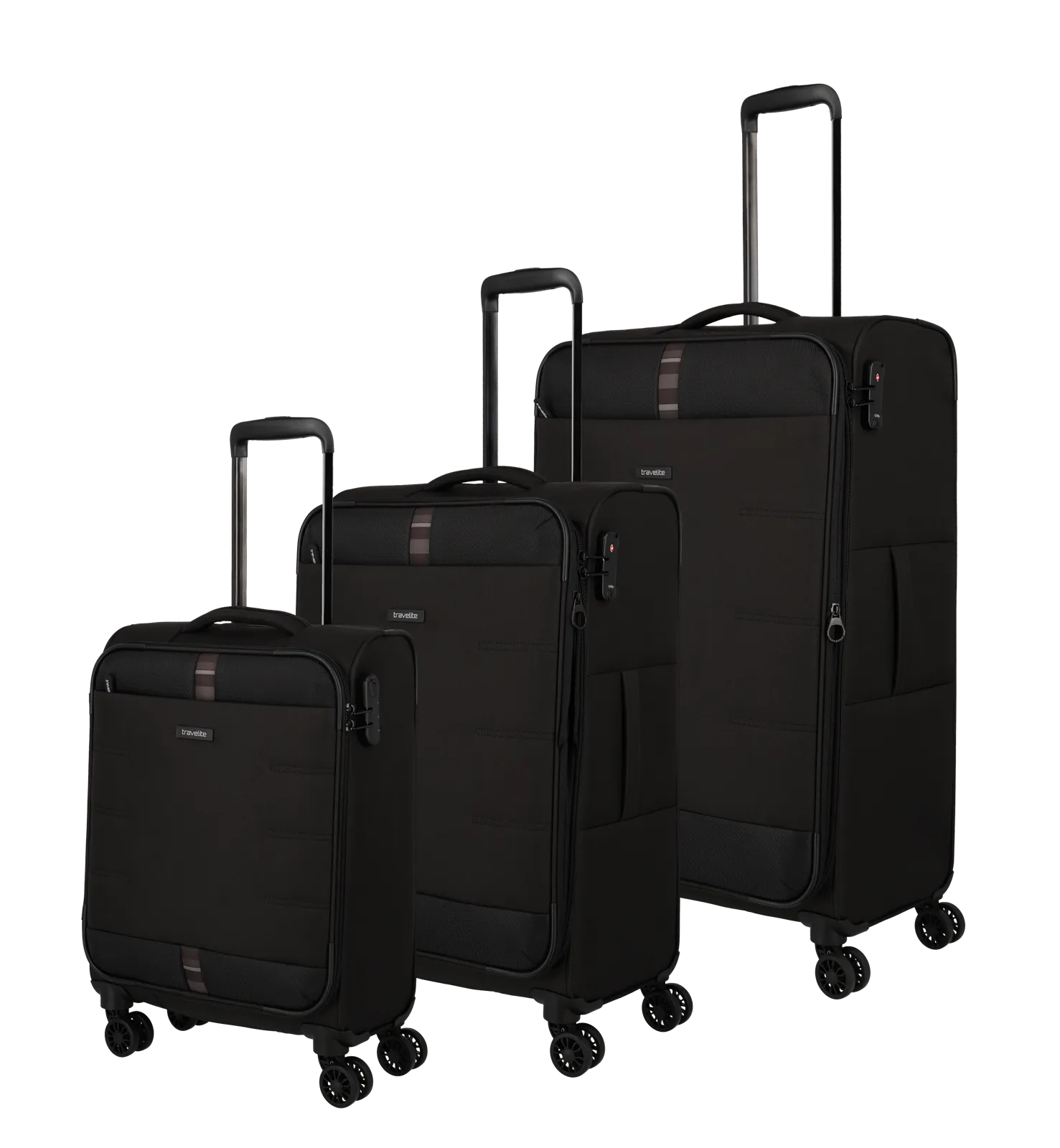 Set trolere Travelite RÜGEN, L/M/S, 4 roti duble [15]