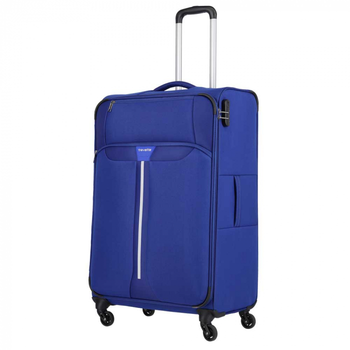 Set trolere Travelite Speedline 4 roti L/M extensibil/S/ Geanta de bord inclusa - Albastru [2]
