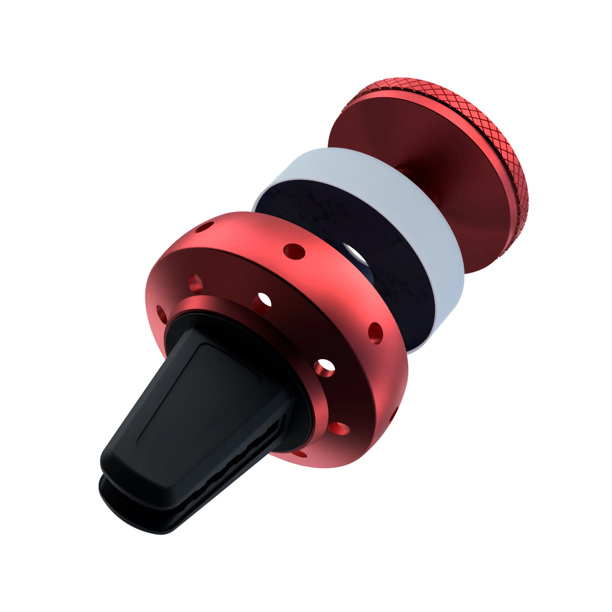 Suport auto magnetic FreshDot pentru telefon,rosu [2]