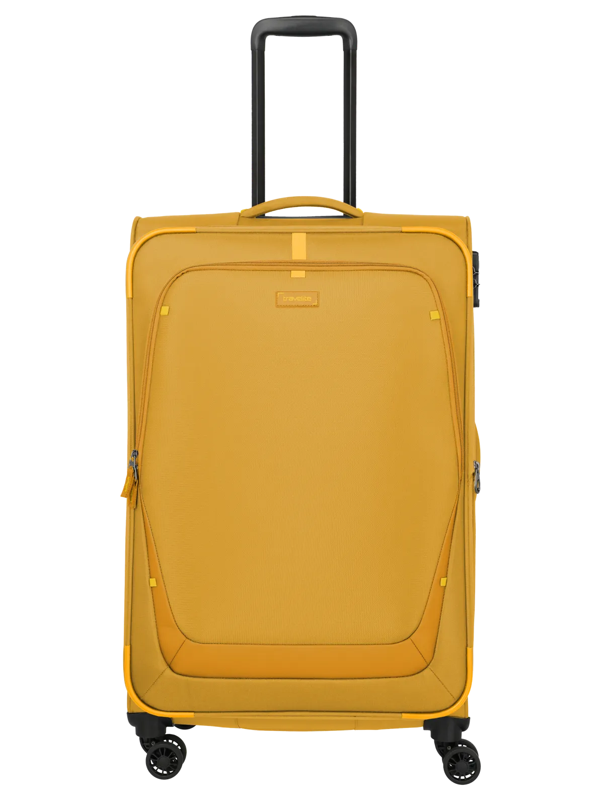 Travelite Set valize Umbria cu 4 roți, 3 piese, cu pliuri extensibile,Galben [2]