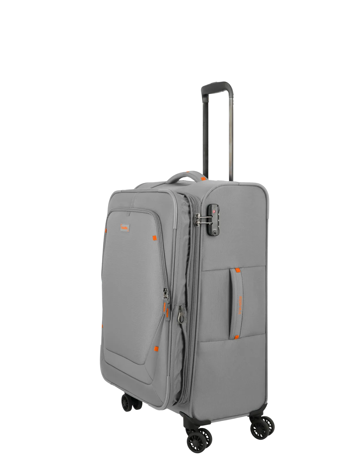 Travelite Set valize Umbria cu 4 roți, 3 piese, cu pliuri extensibile,Gri [15]