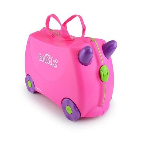 Set travel pentru copii - Valiza TRUNKI Trixie + Trunki Tidy Bag Pink [2]