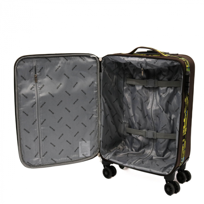 Troler cabina Colage 55x35x20 cm, 2.2 kg, print [9]