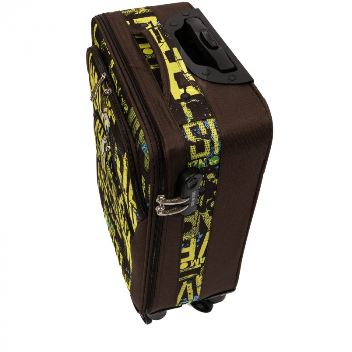 Troler cabina Colage 55x35x20 cm, 2.2 kg, print [8]