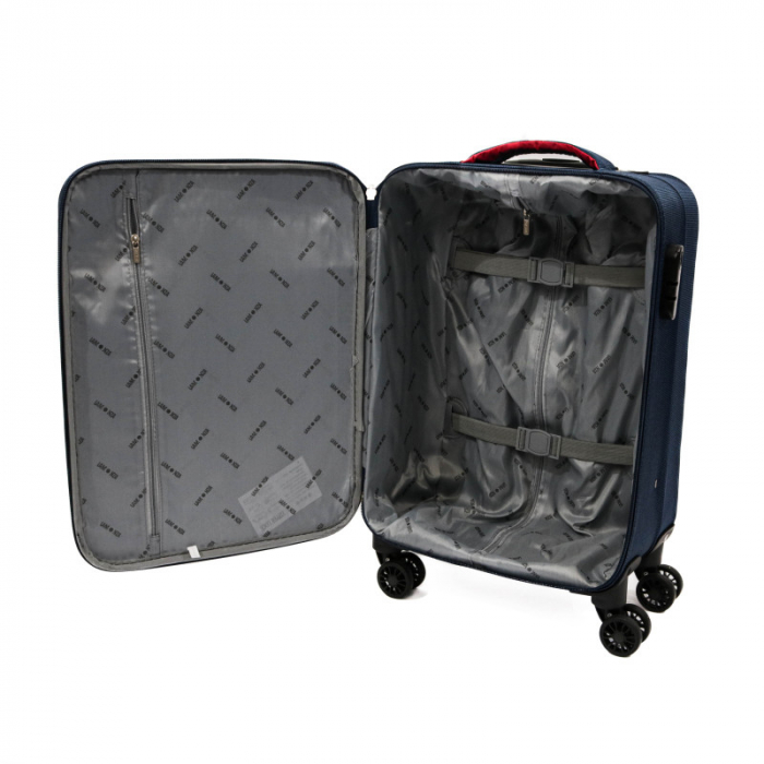 Troler cabina Dortmund 55x35x18 cm, 2.18 kg, albastru [7]