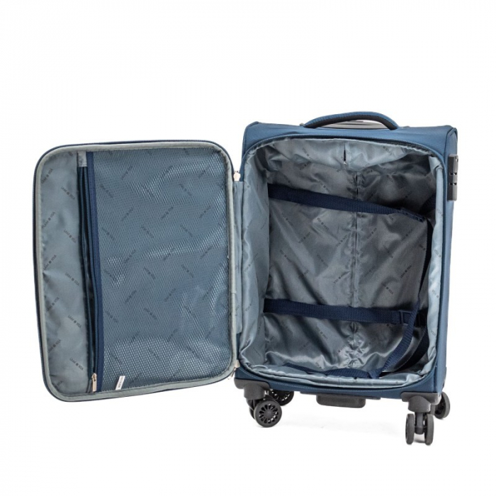 Troler cabina Lamonza Kai 55x36x23 cm, 2.3 kg, albastru [6]