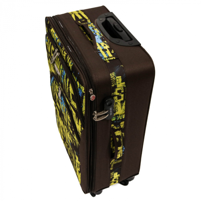 Troler Colage 68X40X24 cm, expandabil, 2.8 kg, print [5]