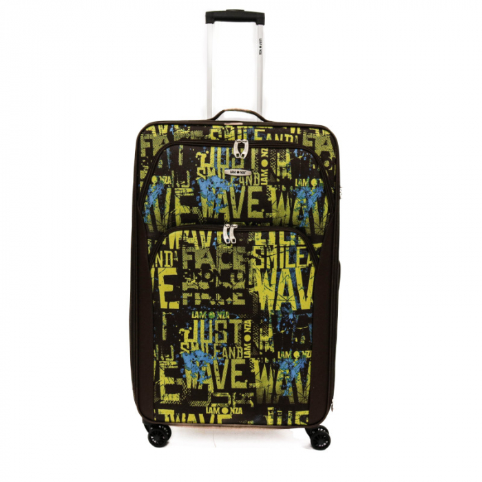 Troler Colage 77X45X28 cm, expandabil, 3.4 kg, print [6]