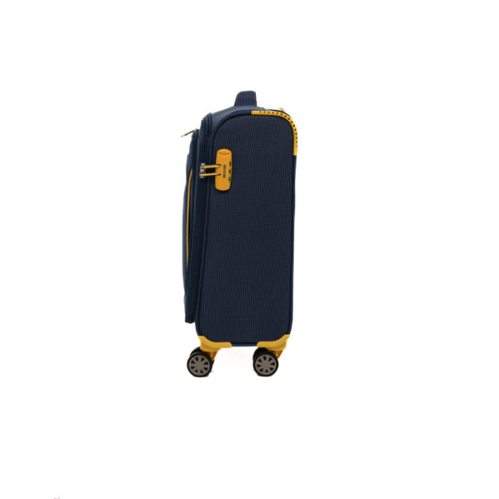 Troler de cabina (S) Lamonza Cruise, 55x37x22 cm , bleumarin/galben [5]