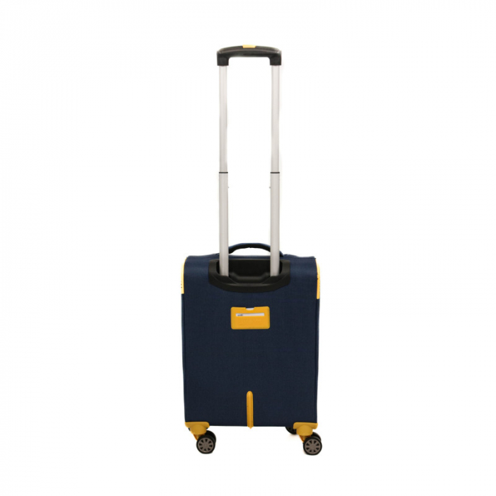 Troler de cabina (S) Lamonza Cruise, 55x37x22 cm , bleumarin/galben [4]