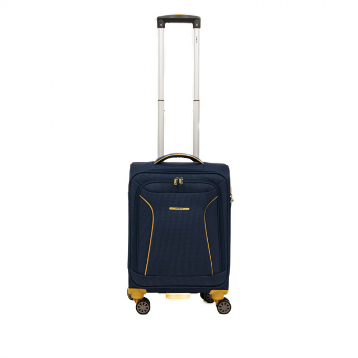 Troler de cabina (S) Lamonza Cruise, 55x37x22 cm , bleumarin/galben [3]