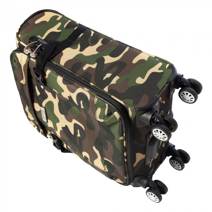 Troler de cabina ELLA ICON - ARMY TEXTIL S - 55x36x21 cm [4]