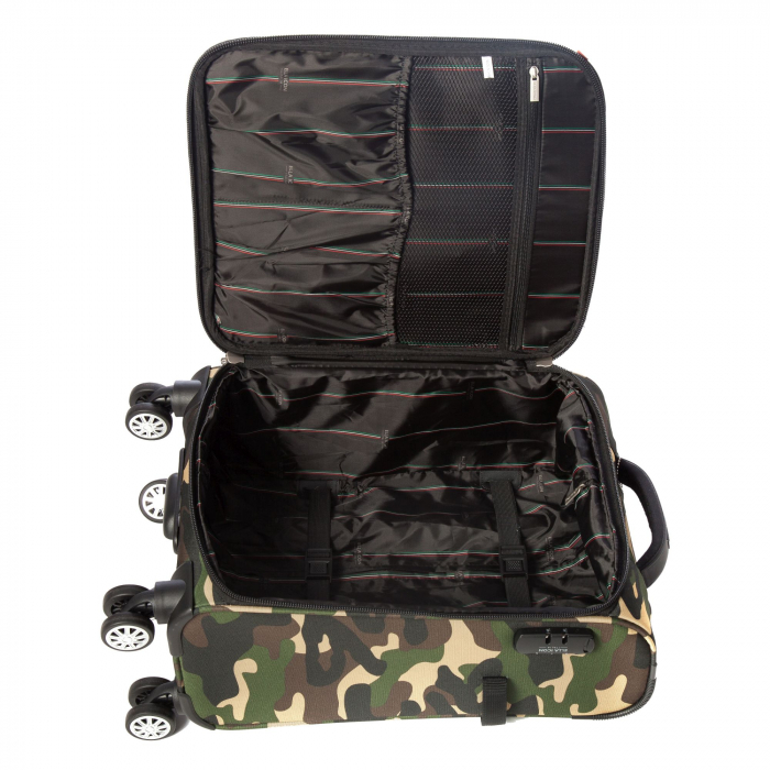 Troler de cabina ELLA ICON - ARMY TEXTIL S - 55x36x21 cm [5]