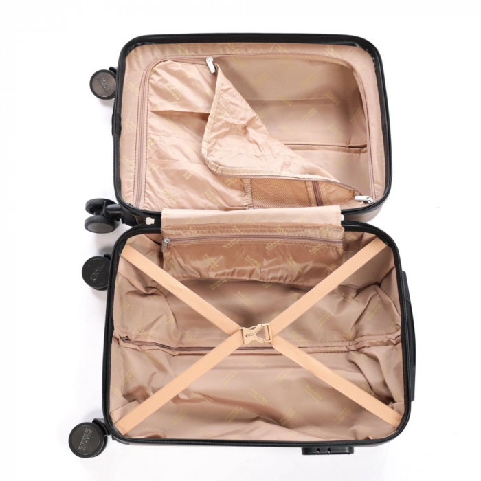 Troler de cabina ELLA ICON SILK CHAMPAGNE 55X35X21 CM inbagaj [6]