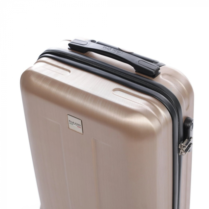 Troler de cabina ELLA ICON SILK CHAMPAGNE 55X35X21 CM inbagaj [4]