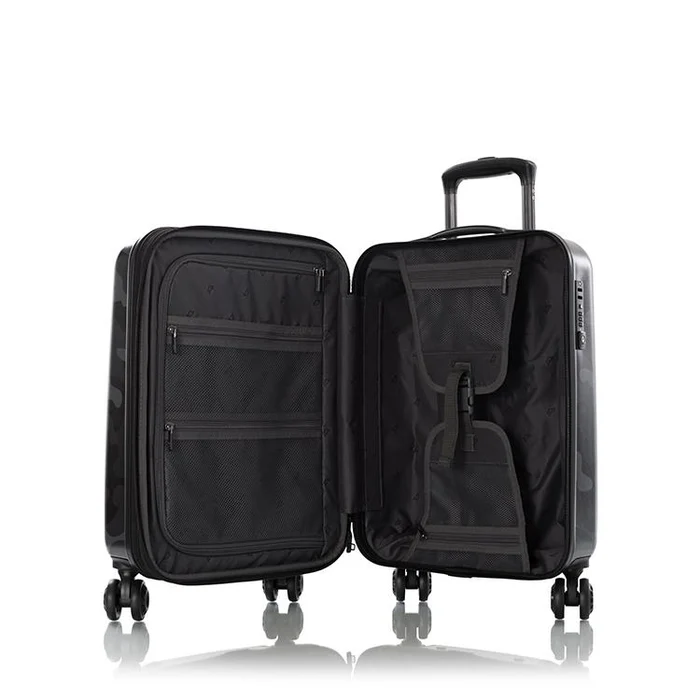 Troler de cabina Heys Camo Fashion Spinner negru 53cm x 38cm x 23cm, extensibil [4]