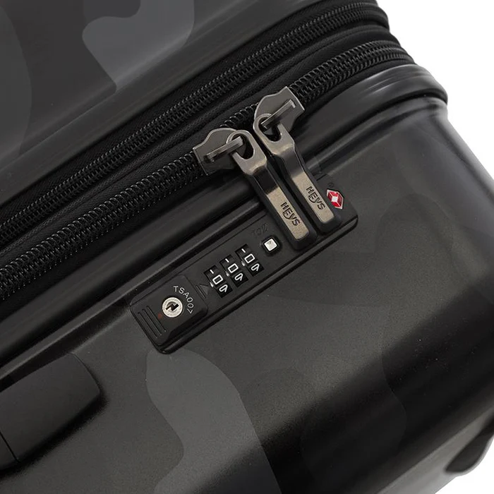 Troler de cabina Heys Camo Fashion Spinner negru 53cm x 38cm x 23cm, extensibil [9]